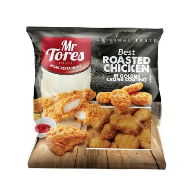 Chicken nuggets IQF, frozen, p. Tores, 1 kg